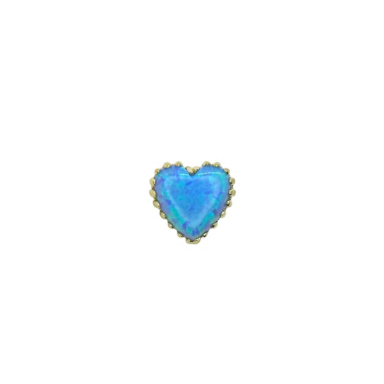 IN STOCK | Opal Heart Ends by Anatometal Jewelry