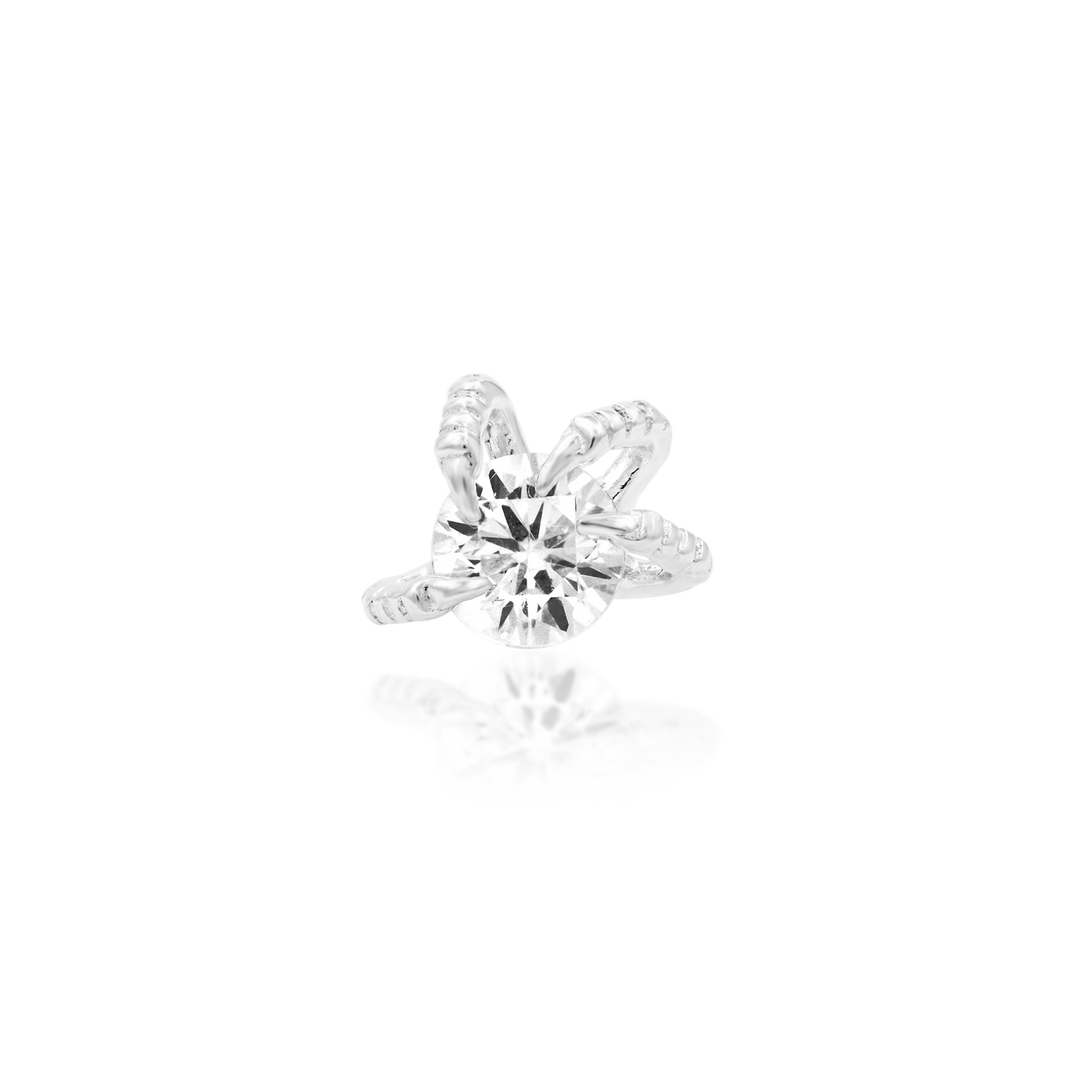 Wyvern | Dragon's Talon Cubic Zirconia Threadless End | Junipurr Body Jewelry