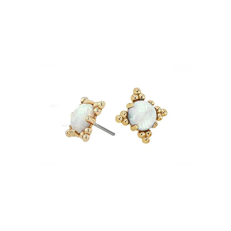MADE TO ORDER | Anatometal 14K Yellow Gold Zia - Threadless