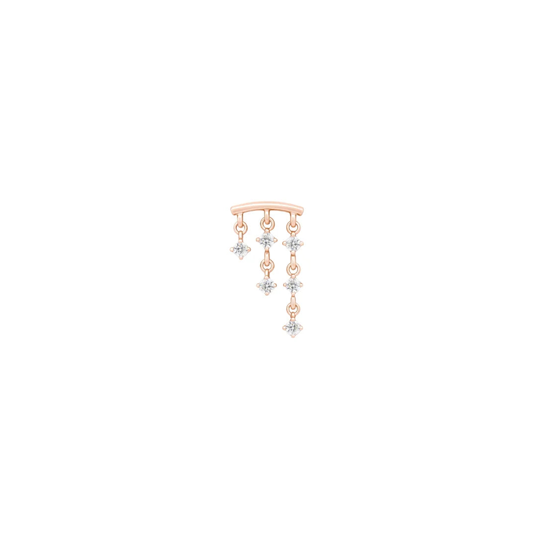 And Beyond - Gem Chain Cascade Threadless End by Buddha Jewelry Organics