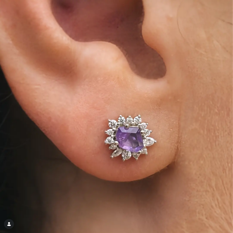 Eye Candy - Threadless Amethyst End by Buddha Jewelry Organics