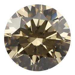 Champagne Faceted Gemstone - Cubic Zirconia