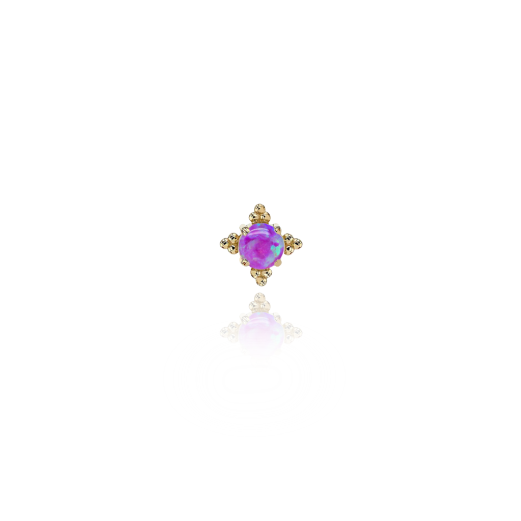 MADE TO ORDER | Anatometal 14K Yellow Gold Zia - Threadless