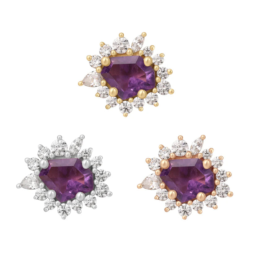 Eye Candy - Threadless Amethyst End by Buddha Jewelry Organics
