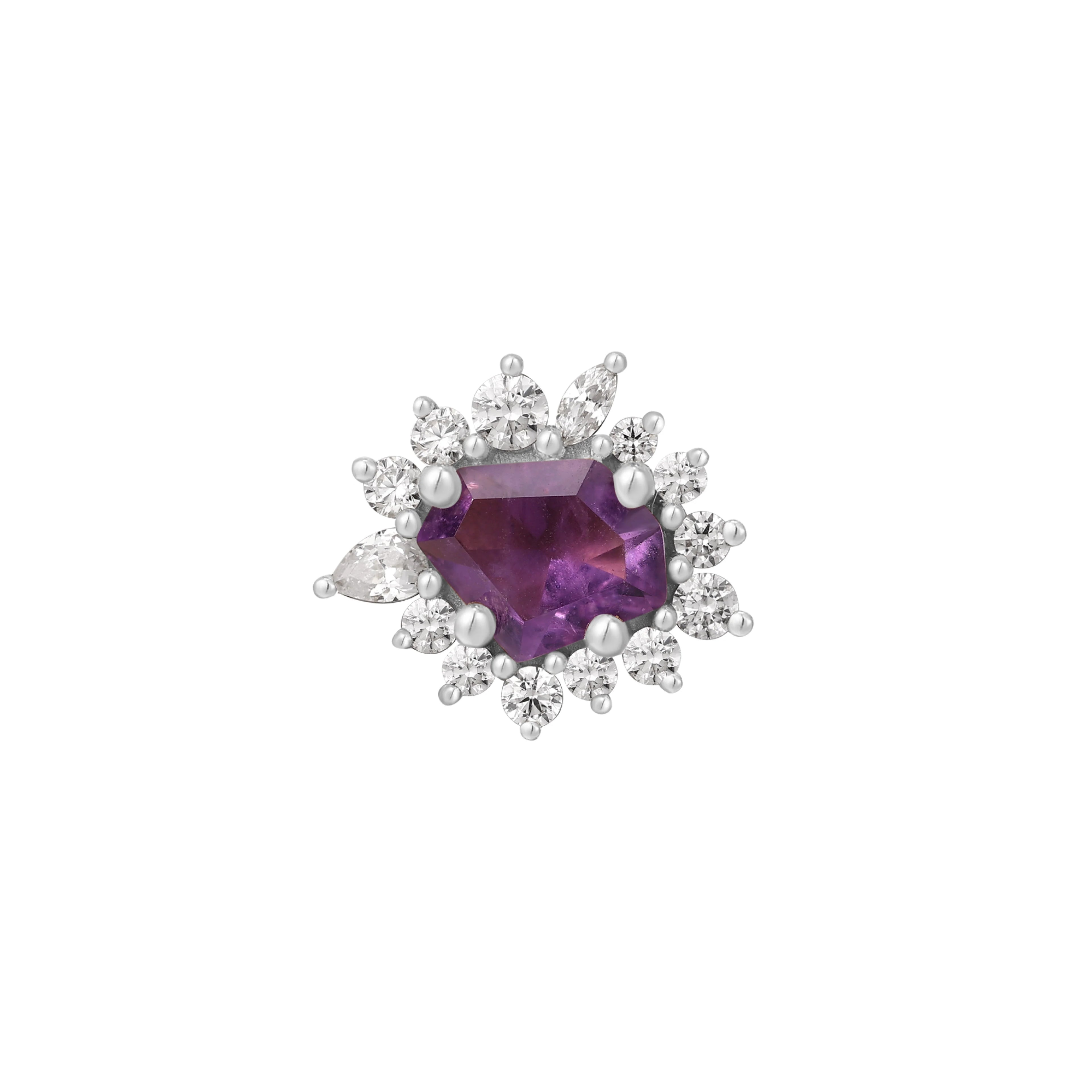 Eye Candy - Threadless Amethyst End by Buddha Jewelry Organics