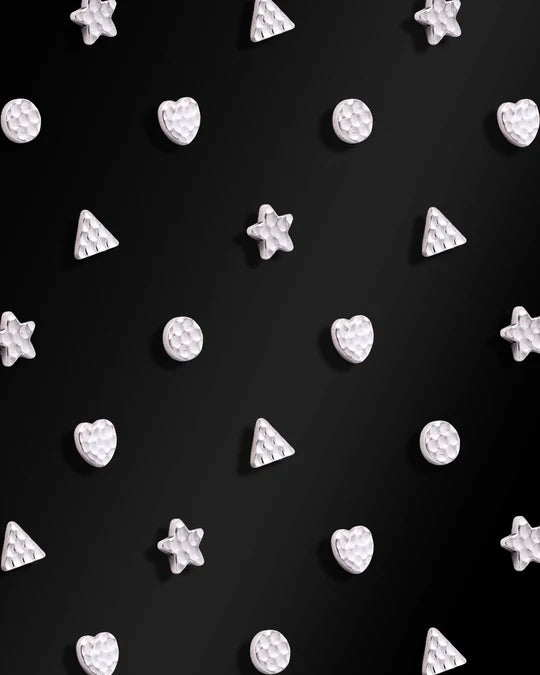 Titanium Hammered Star | Junipurr Jewelry