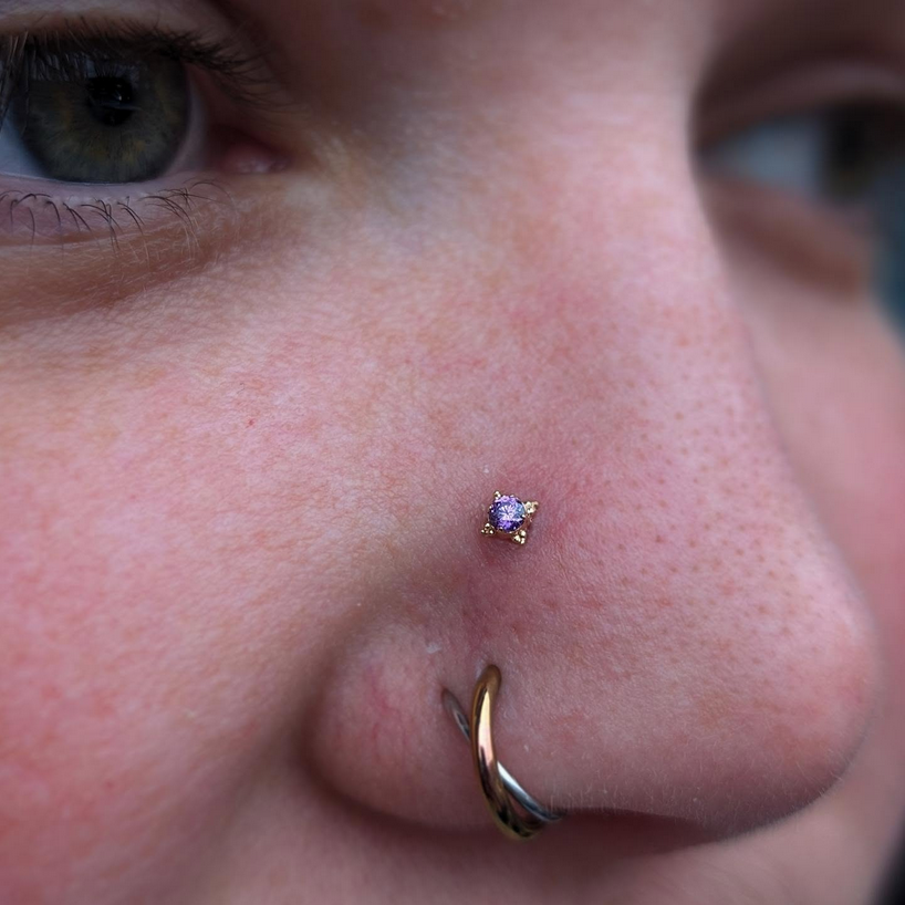 MADE TO ORDER | Anatometal 14K Yellow Gold Zia - Threadless