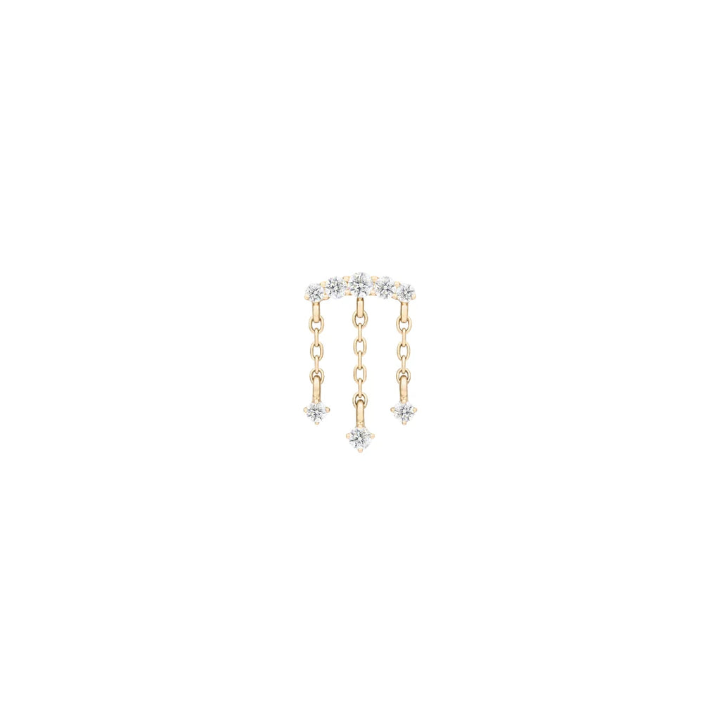 Moving On - Gem Chain Cascade Threadless End by Buddha Jewelry Organics