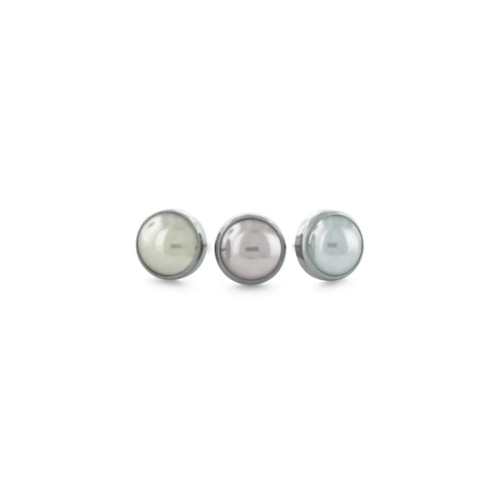 IN STOCK | Pearl Threadless End | NeoMetal Jewelry