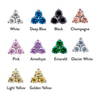 Titanium Gem Trinity | Junipurr Jewelry