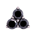 Titanium Gem Trinity | Junipurr Jewelry