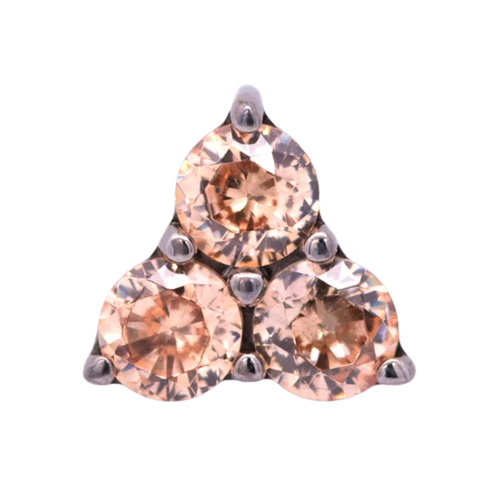 Titanium Gem Trinity | Junipurr Jewelry