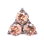 Titanium Gem Trinity | Junipurr Jewelry