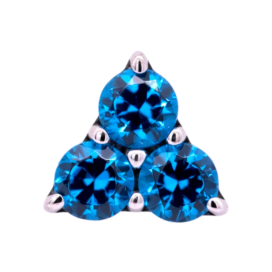 Titanium Gem Trinity | Junipurr Jewelry
