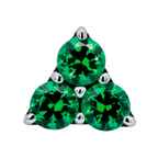 Titanium Gem Trinity | Junipurr Jewelry