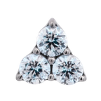 Titanium Gem Trinity | Junipurr Jewelry