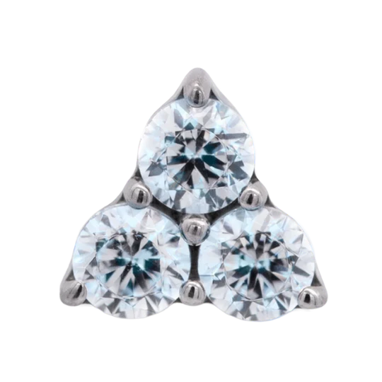 Titanium Gem Trinity | Junipurr Jewelry