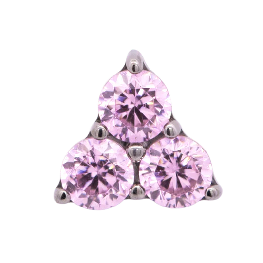 Titanium Gem Trinity | Junipurr Jewelry