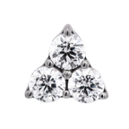 Titanium Gem Trinity | Junipurr Jewelry