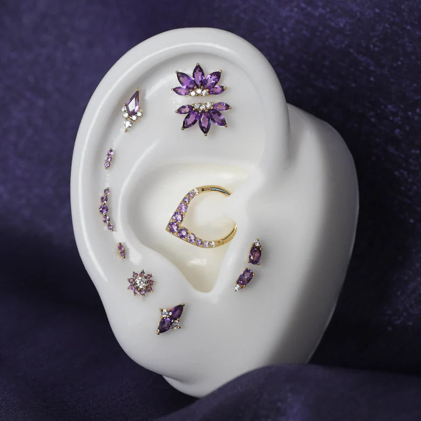 Eye Candy - Threadless Amethyst End by Buddha Jewelry Organics