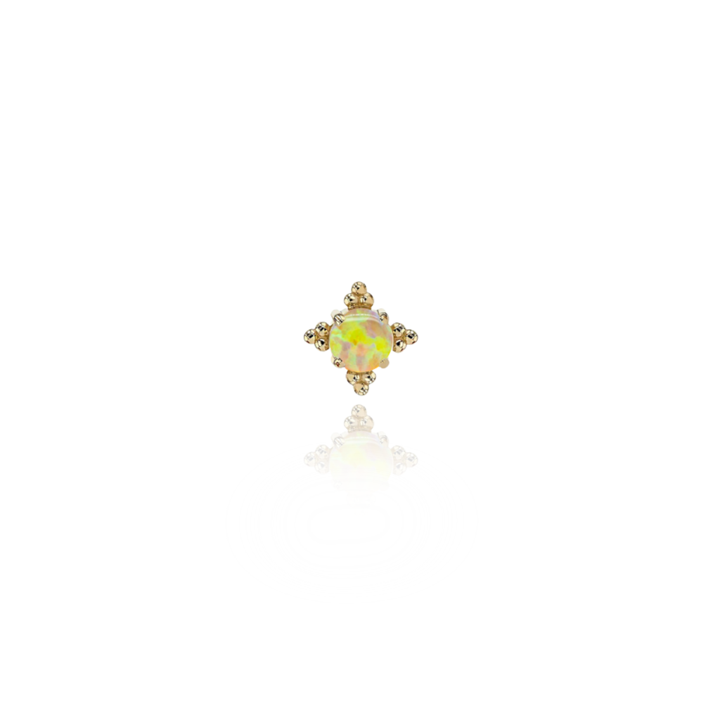 MADE TO ORDER | Anatometal 14K Yellow Gold Zia - Threadless