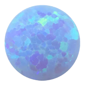 IN STOCK | 5 Gem Crescent - Threadless End | NeoMetal Jewelry