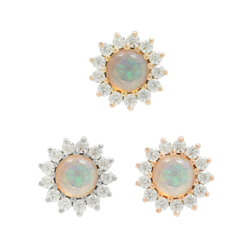 "Delphine" Threadless Flower End