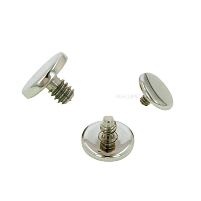 Anatometal | 3mm Polished Titanium Disk *Threadless*