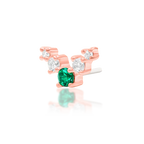 Vixyn | Solid Gold Threadless End | Junipurr Jewelry