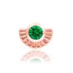 Zoria | Solid Gold Threadless End | Junipurr Jewelry