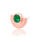 Zoria | Solid Gold Threadless End | Junipurr Jewelry