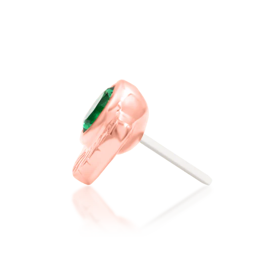 Zoria | Solid Gold Threadless End | Junipurr Jewelry