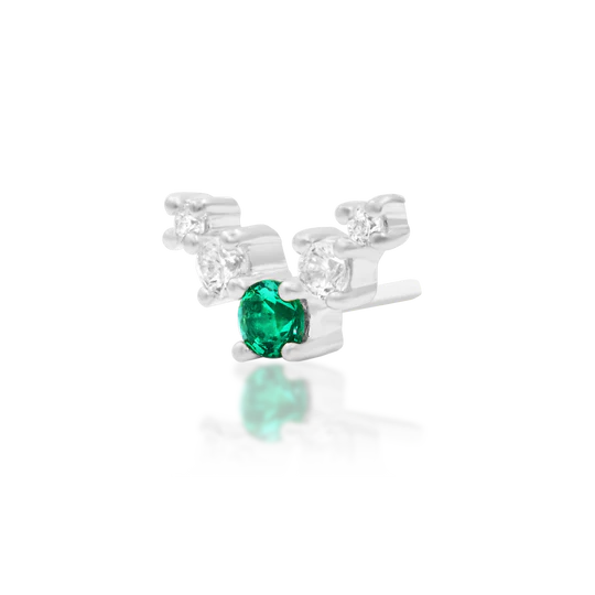 Vixyn | Solid Gold Threadless End | Junipurr Jewelry