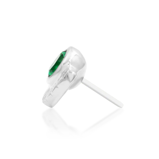 Zoria | Solid Gold Threadless End | Junipurr Jewelry