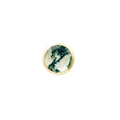 Moss Agate Cabochon Threadless End by Junipurr Jewelry