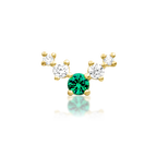 Vixyn | Solid Gold Threadless End | Junipurr Jewelry