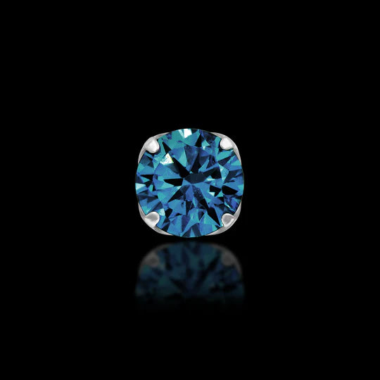 IN STOCK | Threadless Prong Set Cubic Zirconia End | Junipurr Jewelry