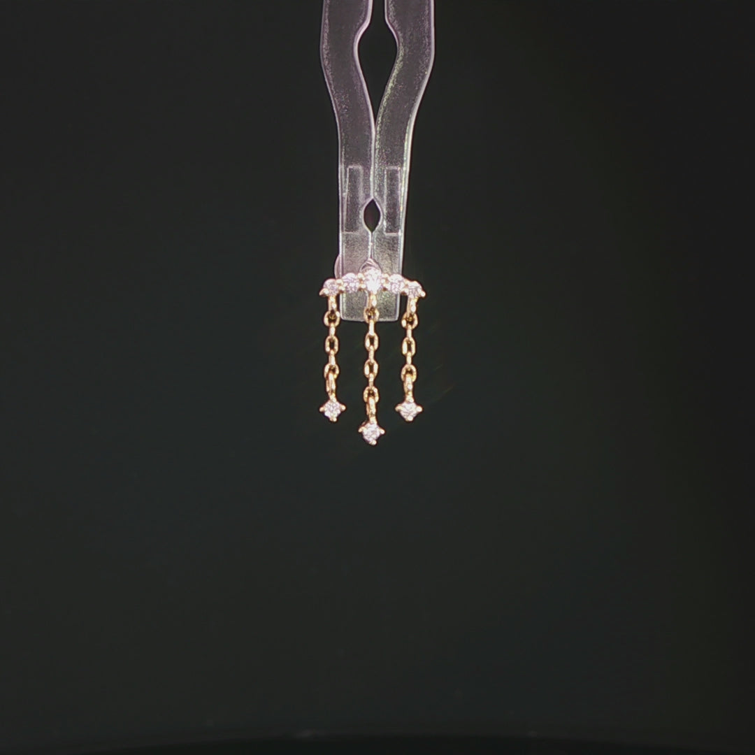 Moving On - Gem Chain Cascade Threadless End by Buddha Jewelry Organics