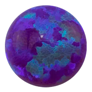 IN STOCK | 5 Gem Crescent - Threadless End | NeoMetal Jewelry