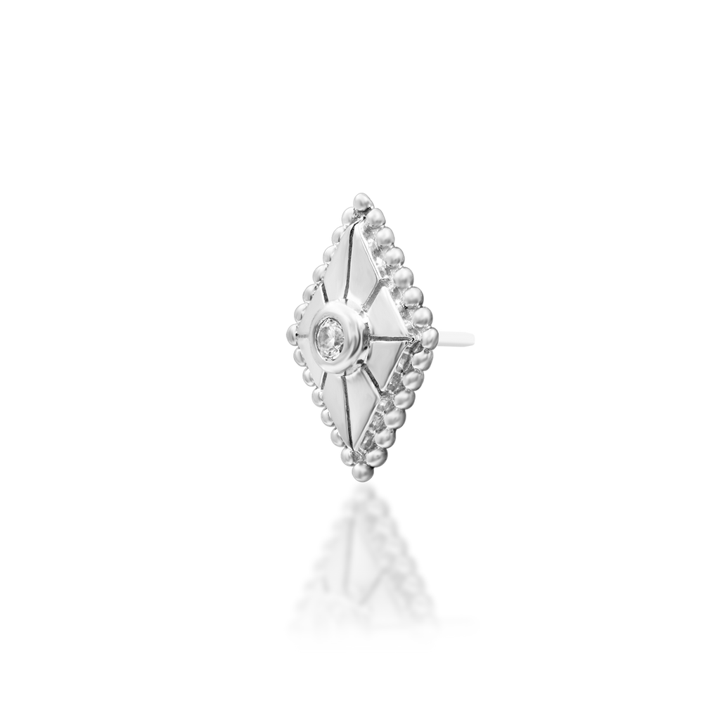 "Arete"— Yellow & White Gold |  Junipurr Jewelry