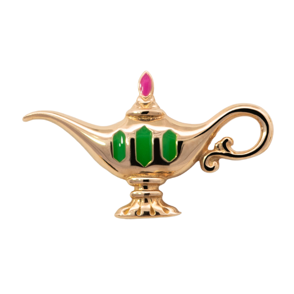 "Genie" Magic Lamp — Yellow & White Gold | Junipurr Jewelry