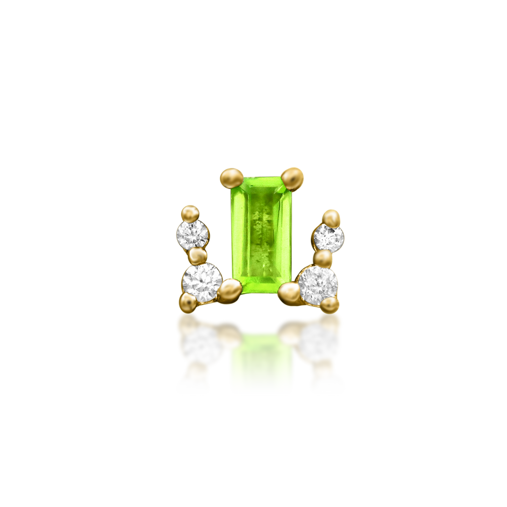 "Alcina" Threadless Kryptonite End by Junipurr Jewelry