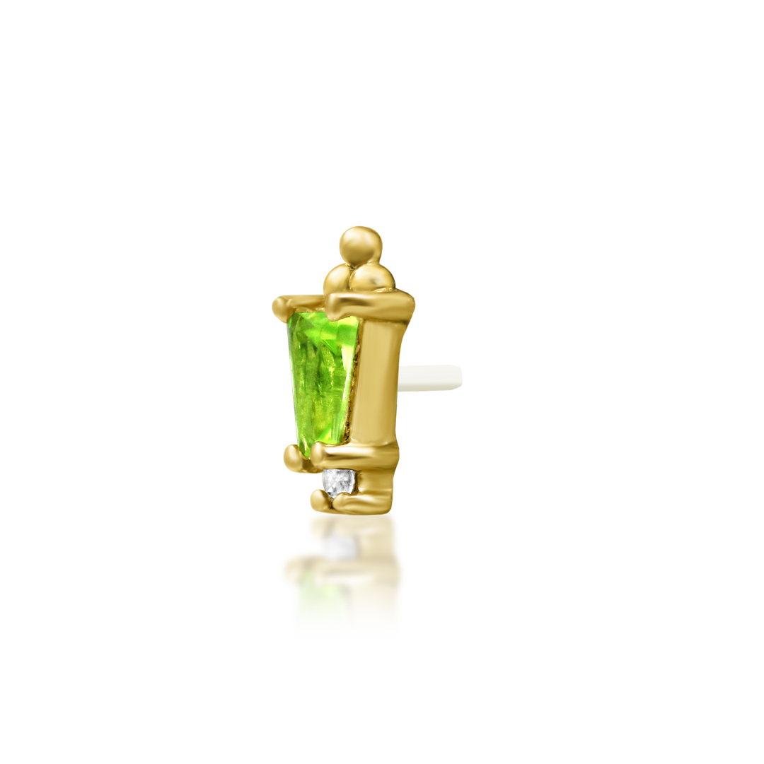 "Nixie" Threadless Kryptonite End by Junipurr Jewelry