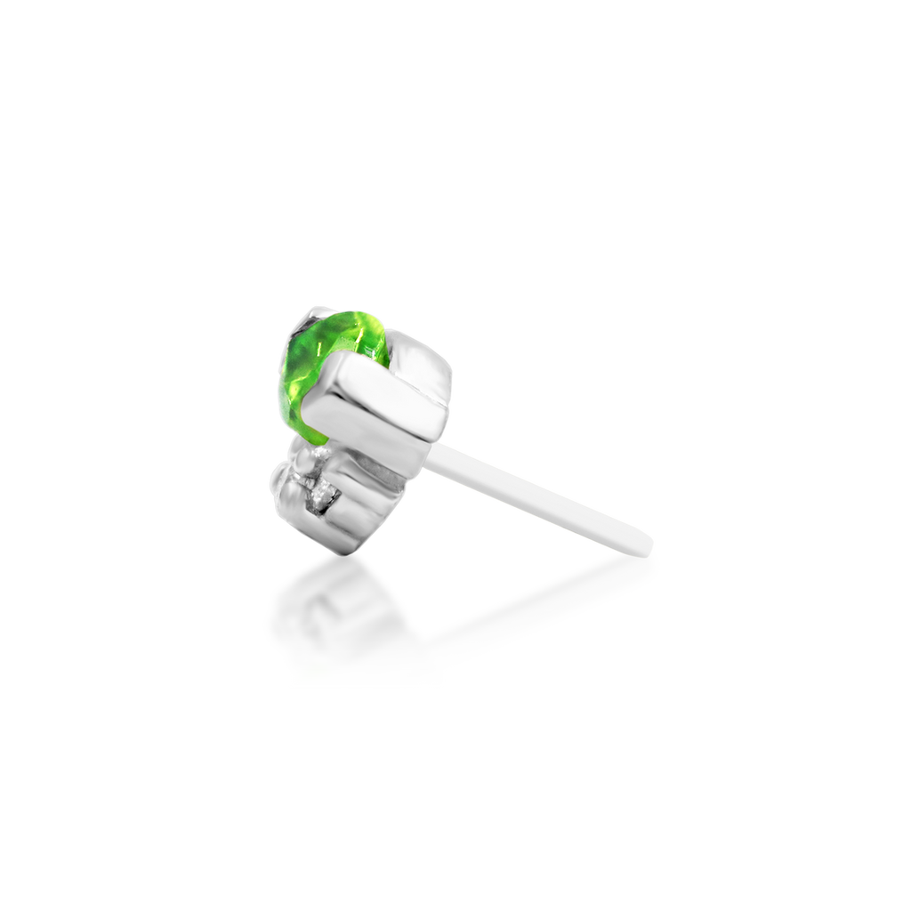 "Meri" Threadless Kryptonite End by Junipurr Jewelry
