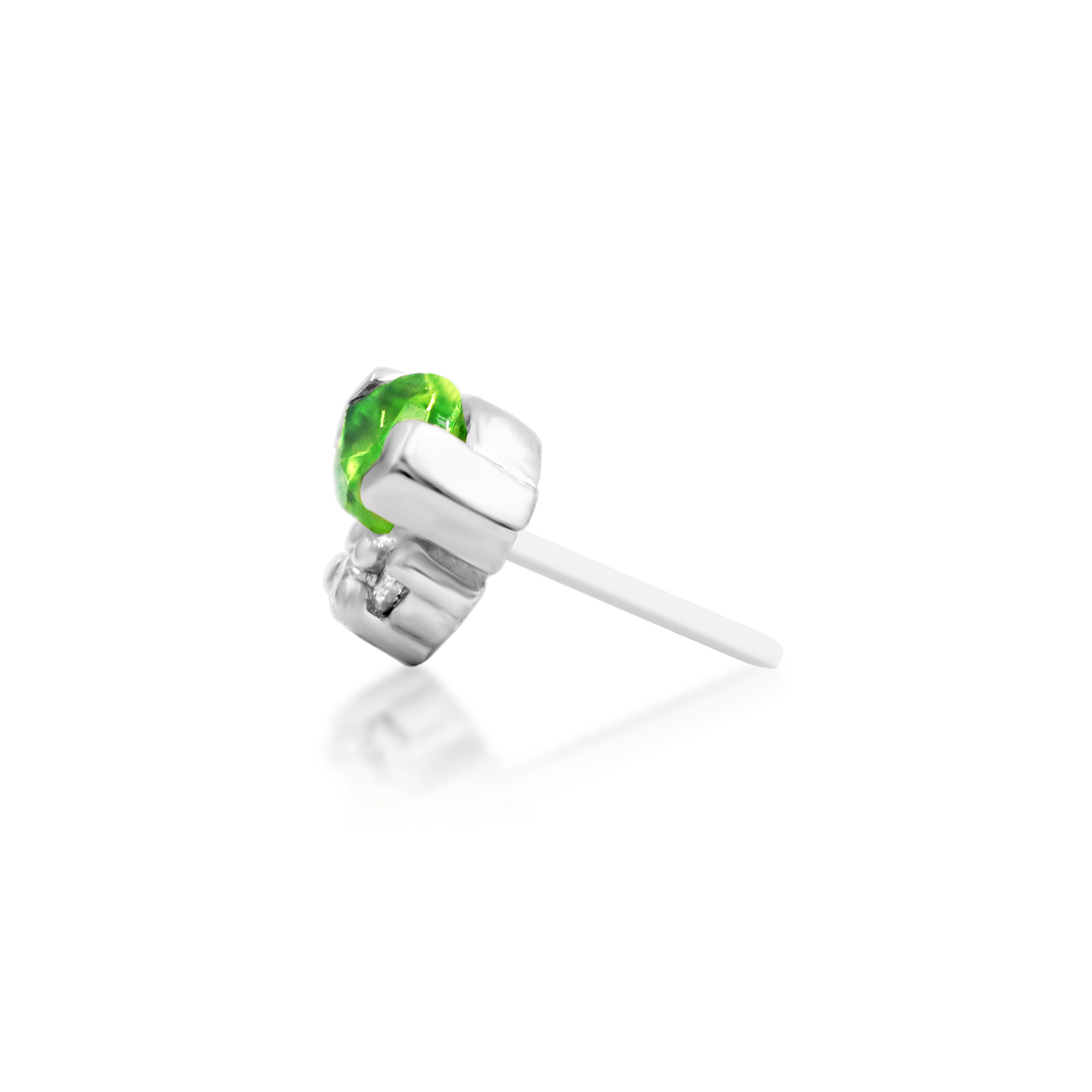 "Meri" Threadless Kryptonite End by Junipurr Jewelry