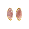 Limited Edition — 18K Solid Gold Sunstone Oregon Marquise End by Anatometal Jewelry