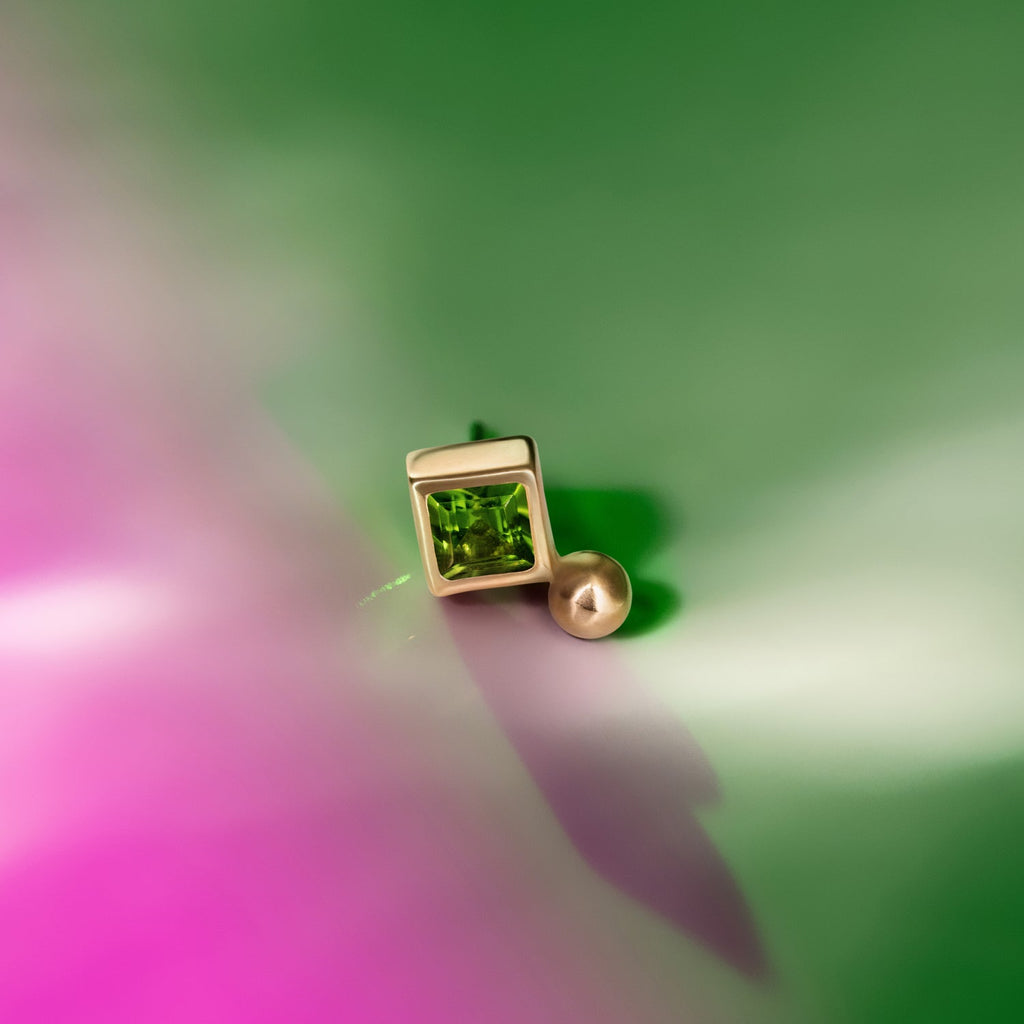 Matcha - Chrome Diopside Threadless End | Ember Jewelry