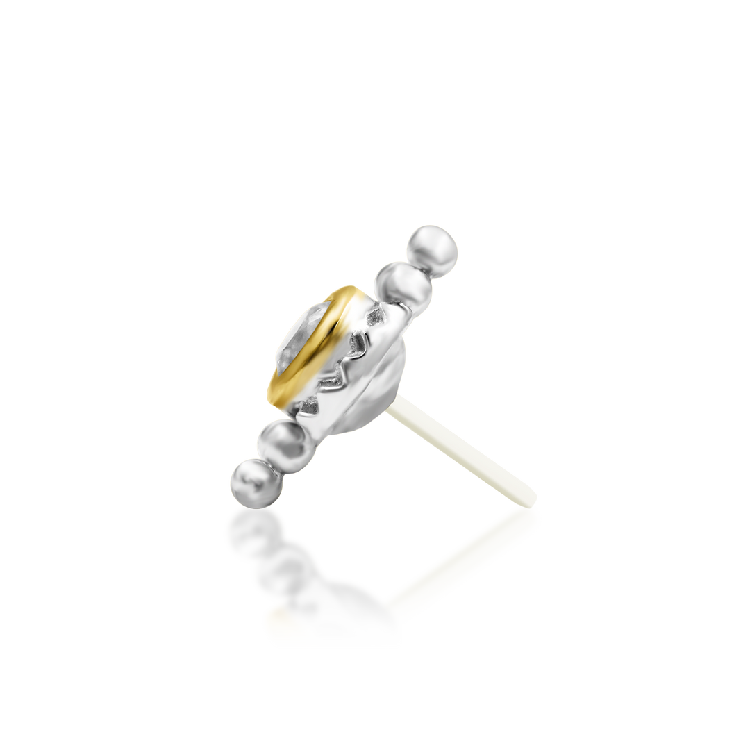 "Charming"— Yellow & White Gold |  Junipurr Jewelry