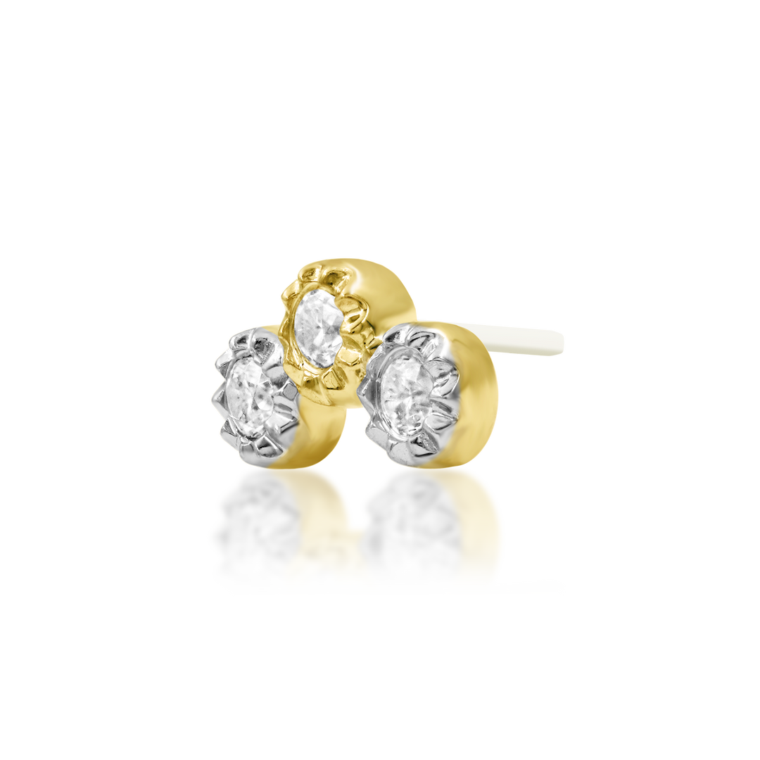 "Dowry"— Yellow & White Gold |  Junipurr Jewelry