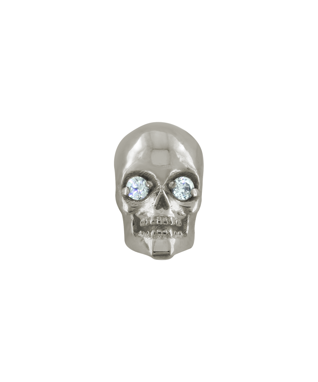 18K Solid Gold Skull End by Anatometal Jewelry
